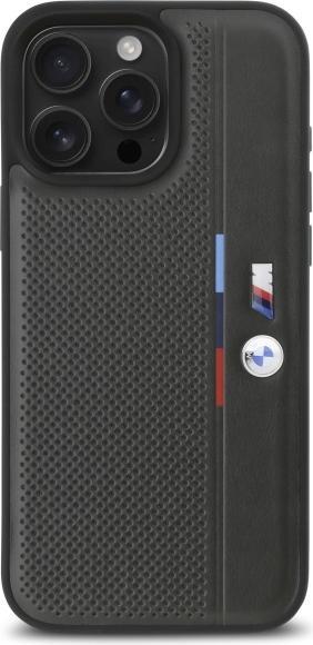 Produktbild BMW BMHCP16X23PUPVA iPhone 16 Pro Max 6.9" antracyt/anthracite hardcase M Perforated Tricolor Detail (Apple iPhone 16 Pro Max)