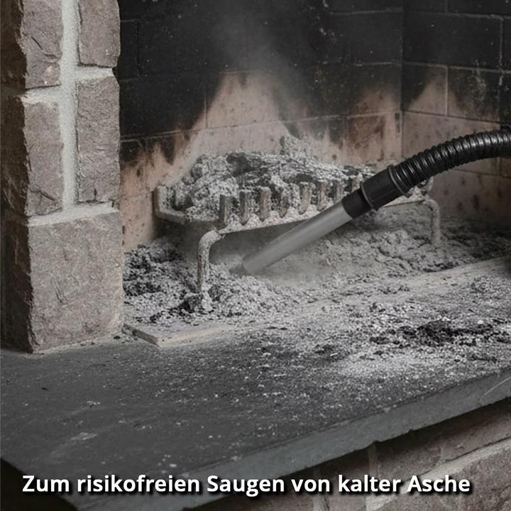 Actual product image Stahlwerk Aschesauger mit 1000 W Leistung, 20 Liter Schmutzbehälter, Kaminsauger mit Ausblasfunktion (Ash vacuum cleaner)