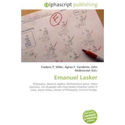 Emanuel Lasker, Fachbücher