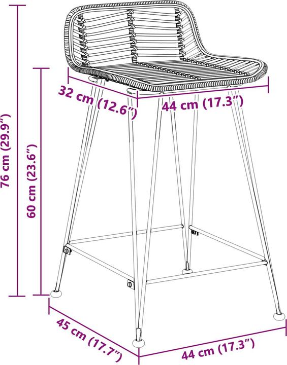 Image du produit vidaXL Barhocker