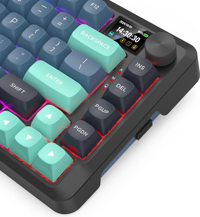 Actual product image Redragon K724GBG-RGB-PRO Behemoth (Eng. Int., Cable, Wireless)