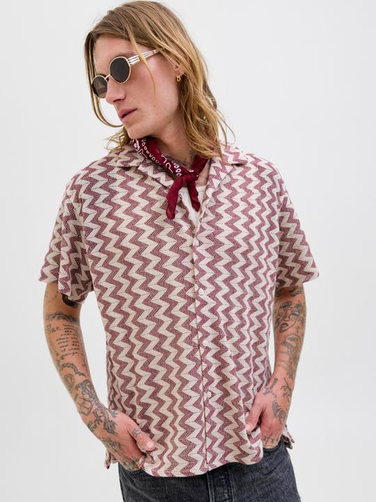 Produktbild Jack & Jones Jorsummer Luke Texture Resort Shirt Ss (XL)