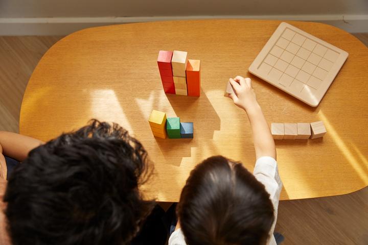 Produktbild Plantoys Bunte Zählblöcke Unit Link Serie