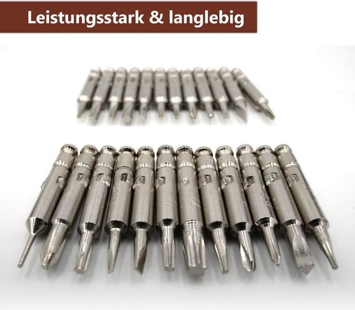 Actual product image Verk Group Magnetic screwdriver precision Phillips slotted Torx triangle set