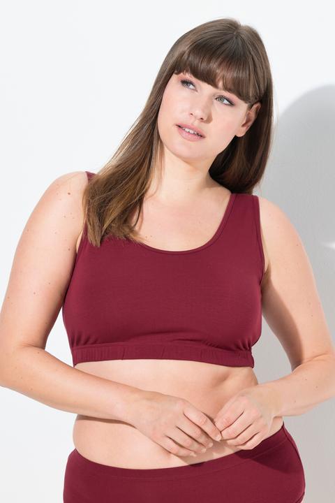 Immagine prodotto Ulla Popken Bustier di cotone biologico con spalline larghe (42 A, 44 A)