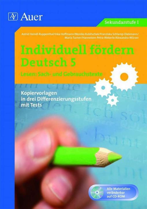 Produktbild Individuell fördern Deutsch 5, Lesen: Sach- und Gebrauchstexte (Deutsch, 2010)