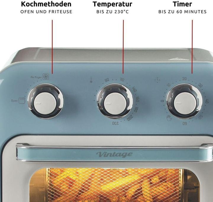 Image du produit Ariete Vintage Air Fryer Mini-four bleu