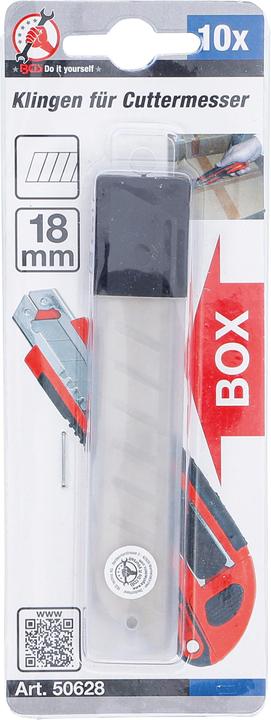 Produktbild BGS Ersatzklingen-Satz 18 mm 10-tlg. (Ersatzklinge)