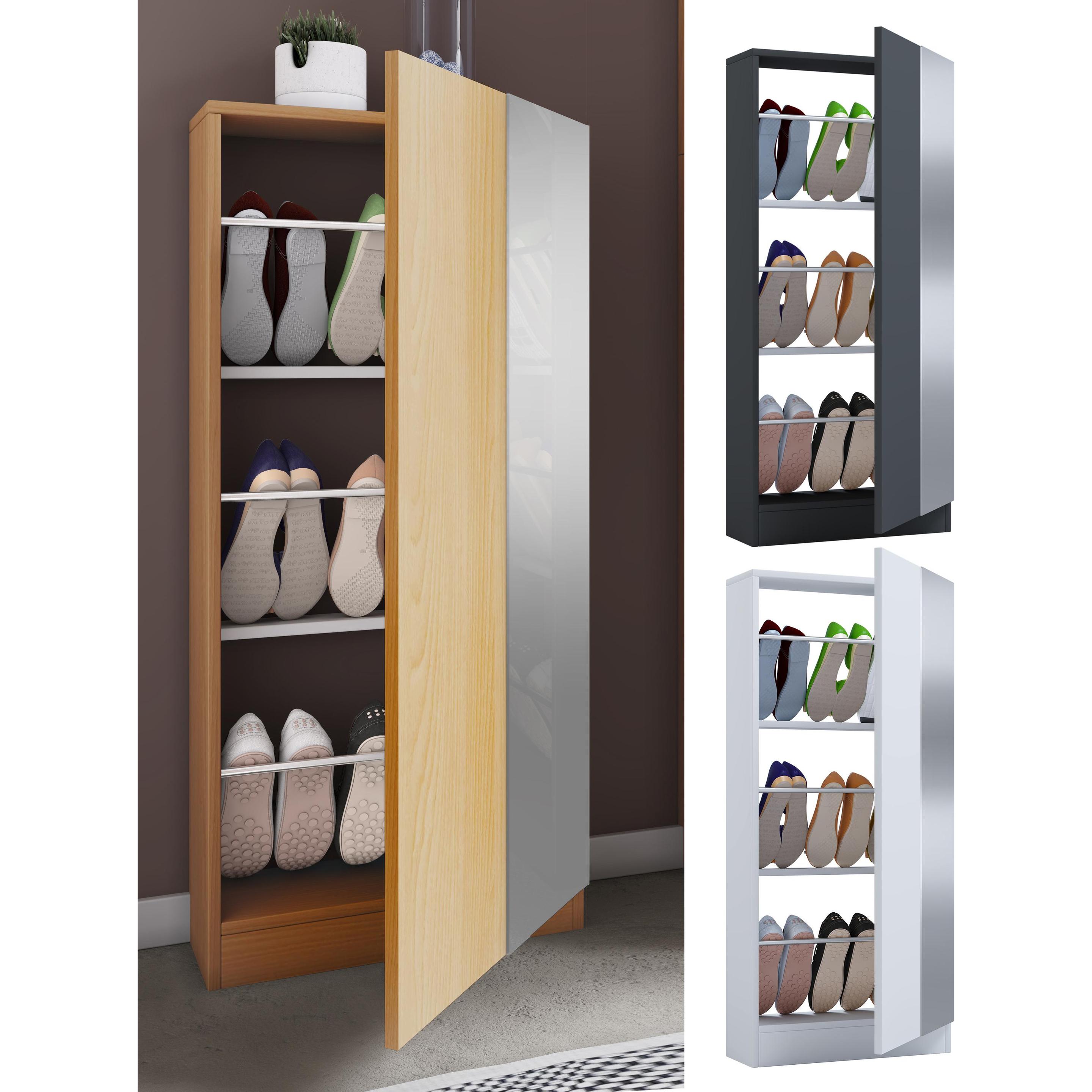 Thumbnail - VCM, Schuhschrank, Fulisa (50 x 17 x 112 cm)