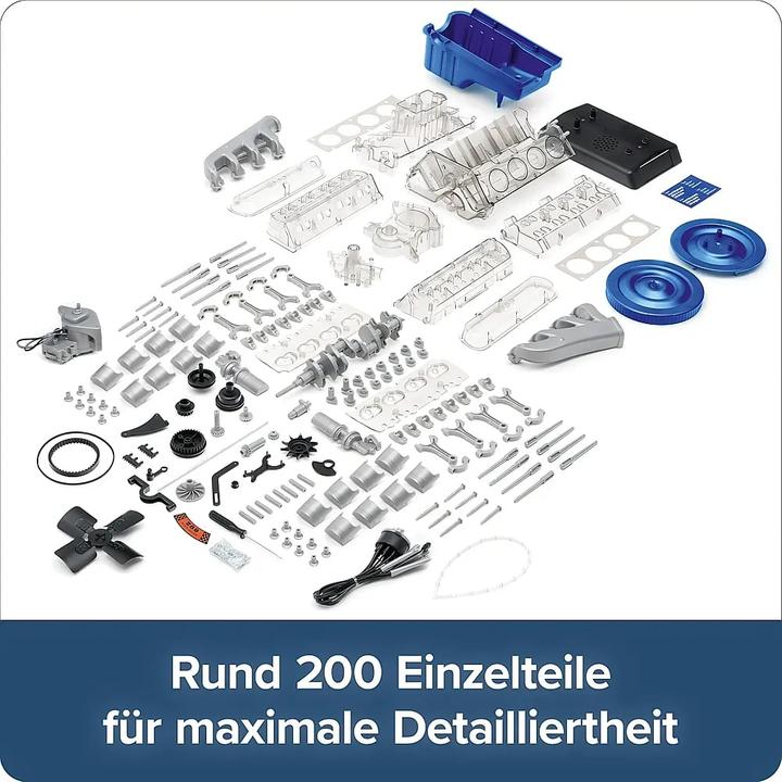 Actual product image Franzis Ford Mustang V8 Engine