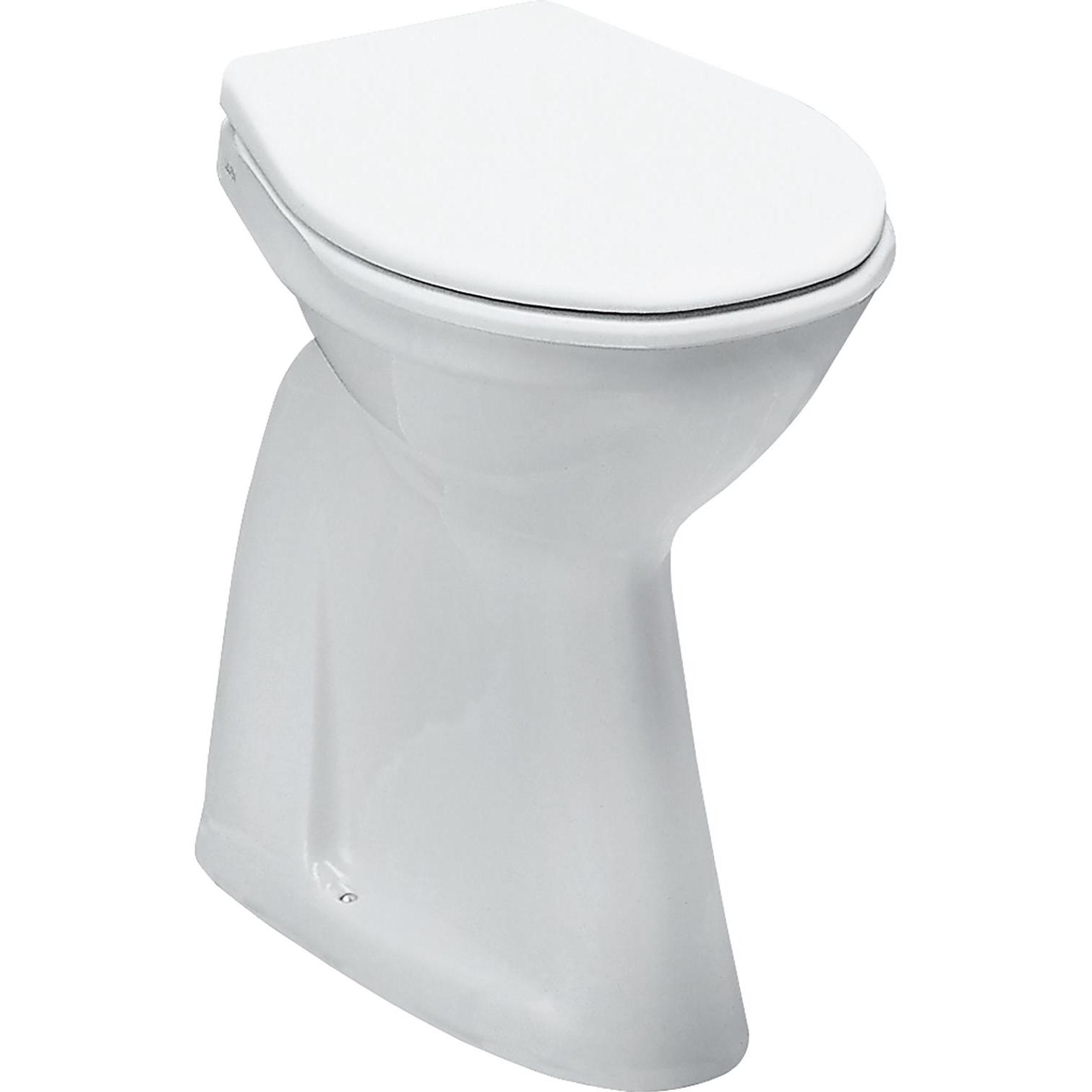 Laufen, Toilette + Bidet, Pascha Stand-WC, Tiefspüler, Abgang senkrecht, mit Spülrand, 550x365x500mm, H8221350000001