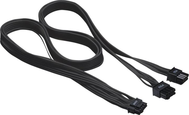 Produktbild Phanteks 2x 8-Pin PCIe auf 12VHPWR PCIe 5.0 Adapter - schwarz (0.75 m)