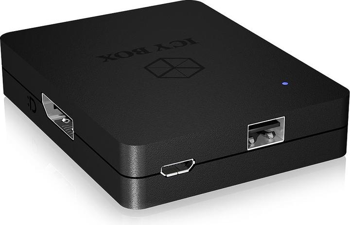 Produktbild Icy Box IB-SPL1031 DP zu HDMI/DP/VGA Splitt (HDMI, DP, VGA, 7 cm)