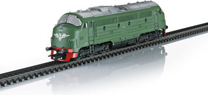 Actual product image Märklin 39686 H0 Diesel locomotive NOHAB Di3 of the NSB (Track H0)