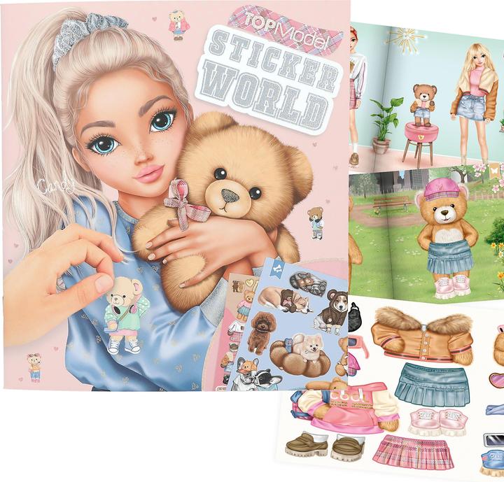 Magni Depesche TOPModel Livre d'autocollants TEAM TEDDY