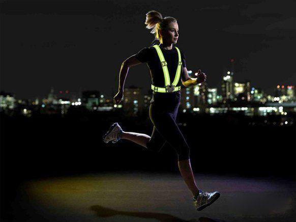 Produktbild Hurtel Unisex verstellbare reflektierende Sicherheitsweste Schwarz