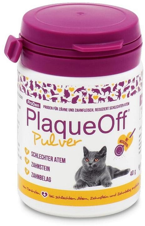 Produktbild Grau Zahnpflege PlaqueOff, 40 g (Katze, 40 ml)