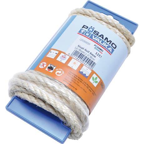 Thumbnail - Magni, Seil, Format 4011645044102 – sisal-seil 8.0 gedr. lg-haspel 10 m (10 m)