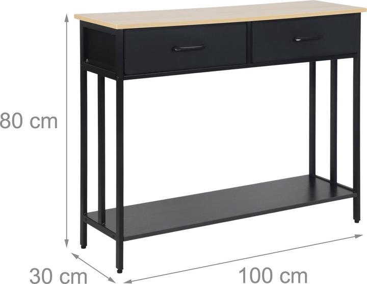 Produktbild Relaxdays Konsolentisch (100 x 30 x 80 cm)