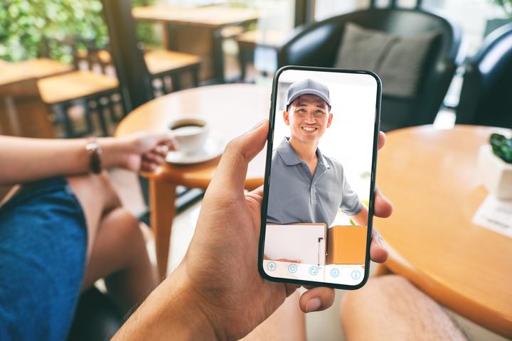 Actual product image Alecto WLAN doorbell with camera, black (Wi-Fi)