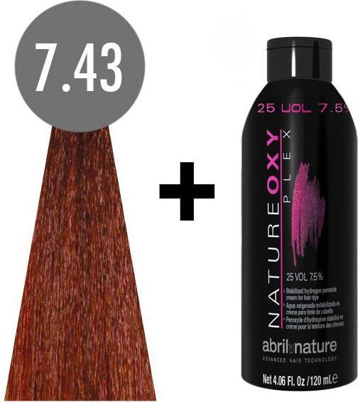 Produktbild Abril Et Nature Naturecolor Plex (7.43 kupfergold)