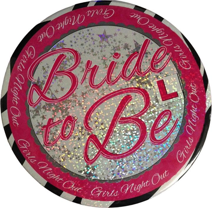 Actual product image Generic Bride To Be Giant Badge