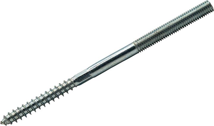 Image du produit FTM Vis à double filetage, acier galvanisé M8 x 140 mm, 2 pièces (2 Vis par pièce)