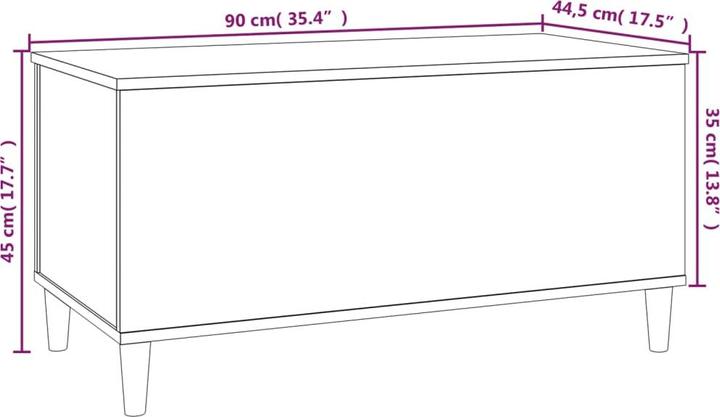 Produktbild vidaXL Couchtisch