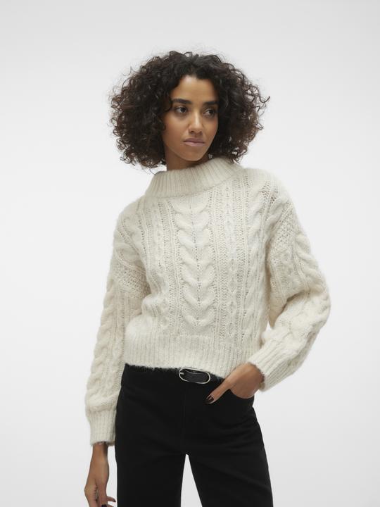 Produktbild Vero Moda VMDREAM LS HIGHNCK CROP PULLOVER GA EXC Strickpullover (XL)