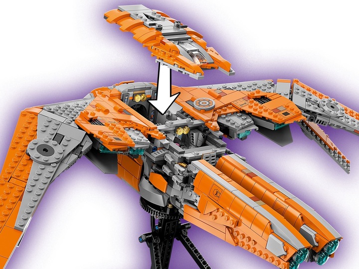 Actual product image LEGO The Ship of the Guardians (76193, LEGO Marvel)