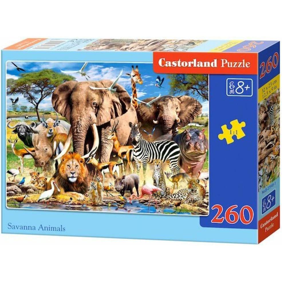 Castorland Savanna Animals Puzzle 260 Teile (260 Teile)