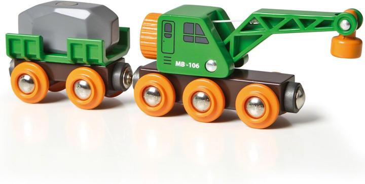 Actual product image Brio Crane truck with trailer