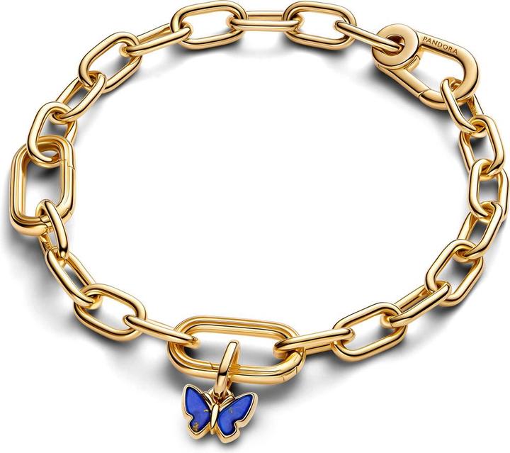 Image du produit Pandora Charm mini pendentif papillon bleu (Métal, Plaqué or)