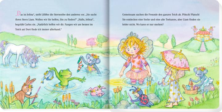 Actual product image Princess Lillifee is looking for the little star (cardboard picture book) (German)