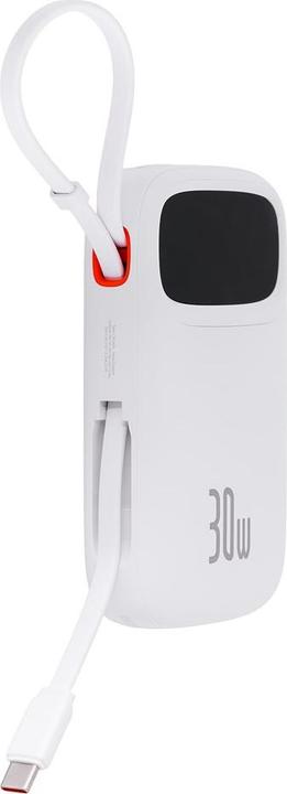 Actual product image Baseus QPow 2 10000mAh 30W powerbank (white) (10000 mAh, 30 W, 37 Wh)