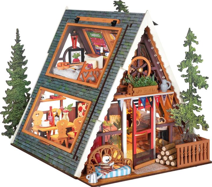 Robotime Modellbausatz 'A-Frame Cabin'