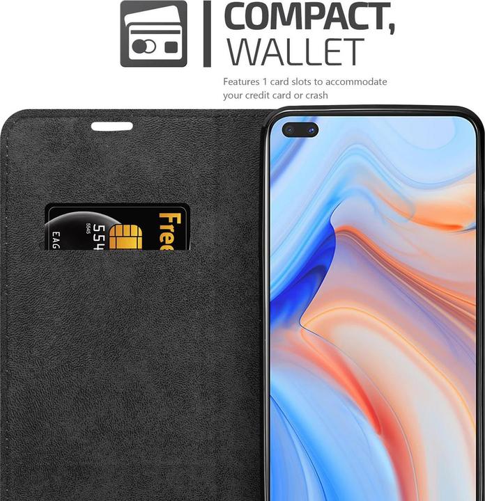 Image du produit Cadorabo Book Couverture magnétique invisible (Oppo Reno 4 Z 5G)