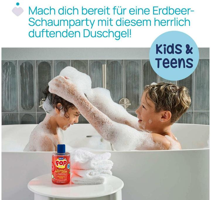 Produktbild Chicco Duschmittel Bubbly Erdbeere 300 ml