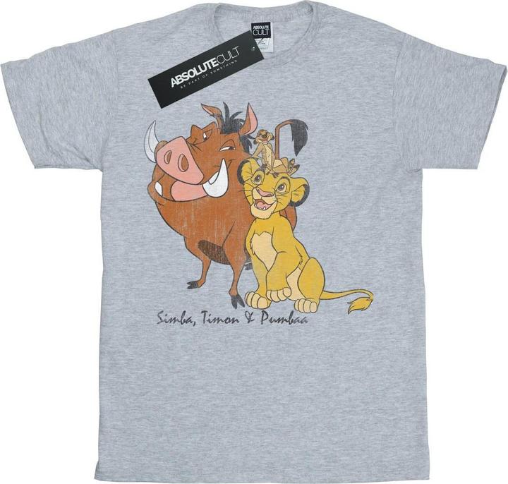 Produktbild Disney The Lion King Classic Simba Timon And Pumbaa TShirt Mädchen (116)