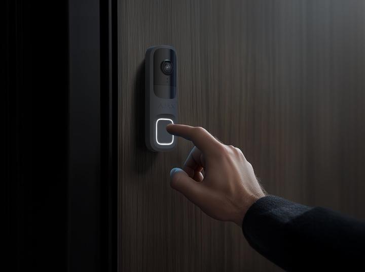 Produktbild Ajax VIDEO DOORBELL/BLACK 66391