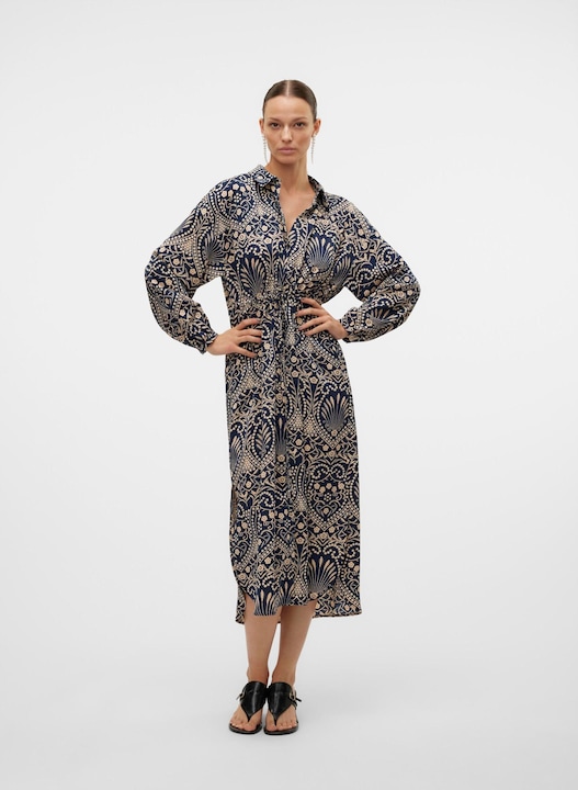Immagine prodotto Vero Moda VMVILJA Midikleid Hemdblusenkleid (XS)