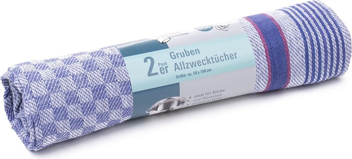 Actual product image HTI-Living Pit Cloths Set of 4 All Purpose Cloths (50 x 100 cm)