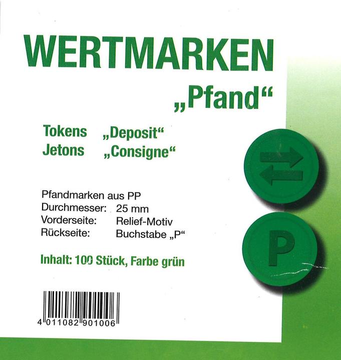 Immagine prodotto W&A Deposito gettoni jetons gettoni (100 pz.)