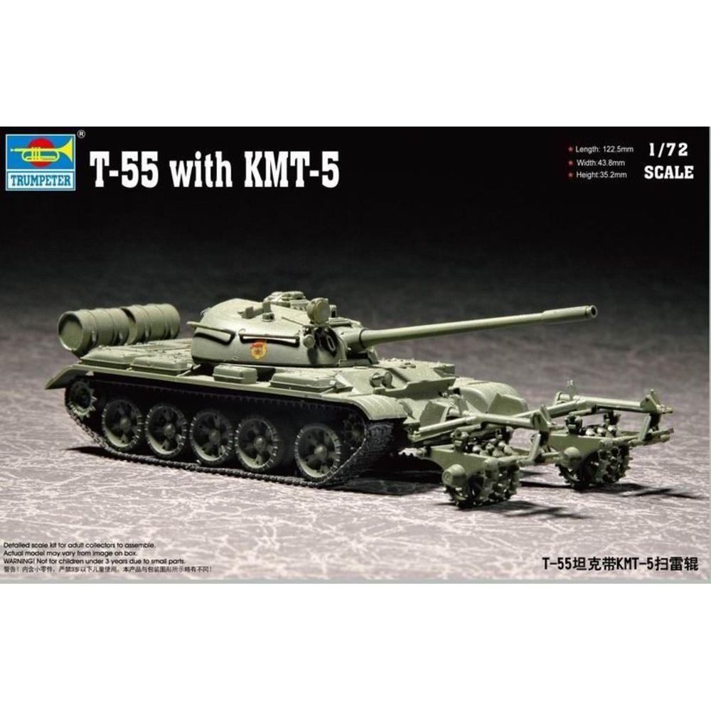 Thumbnail - Trumpeter T-55 with KMT-5