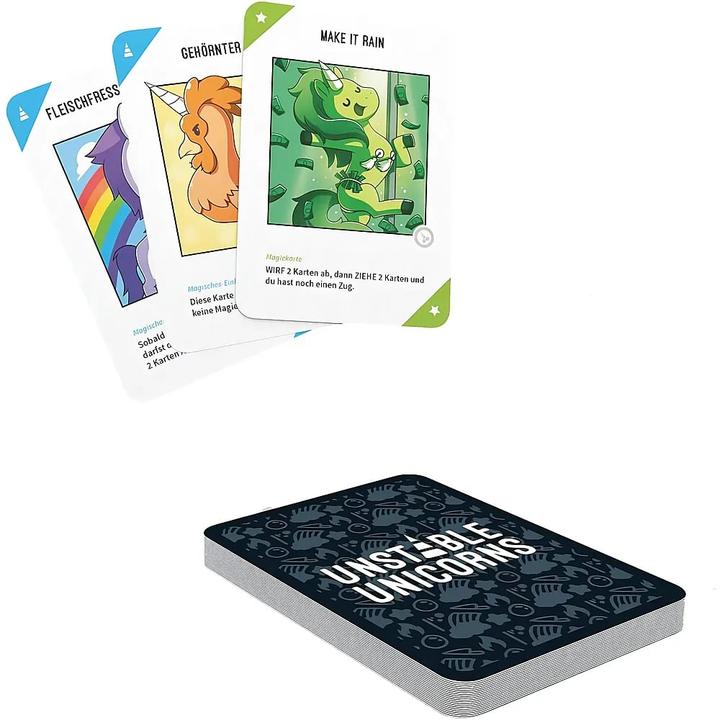 Actual product image Unstable Games Unstable Unicorns (German, 2 - 8 Players)