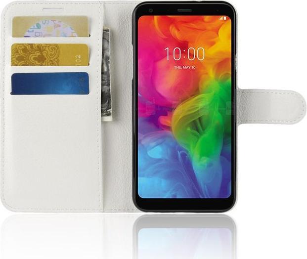 Produktbild MU Classic Litchi Leder Bookcover Series (LG Q7+, LG Q7)