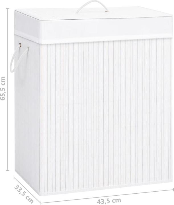Actual product image vidaXL Wäschekorb (83 l)