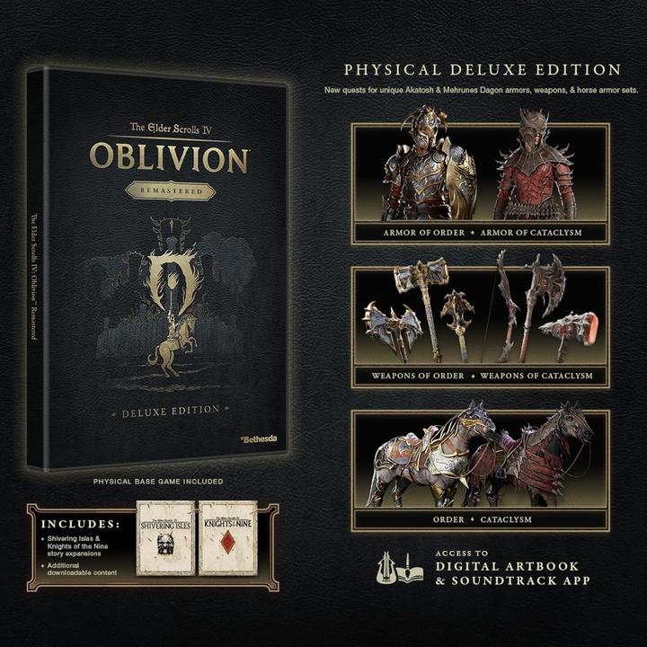 Immagine prodotto Bethesda Elder Scrolls IV: Oblivion Remastered Deluxe Edition (PS5, DE, EN, FR)