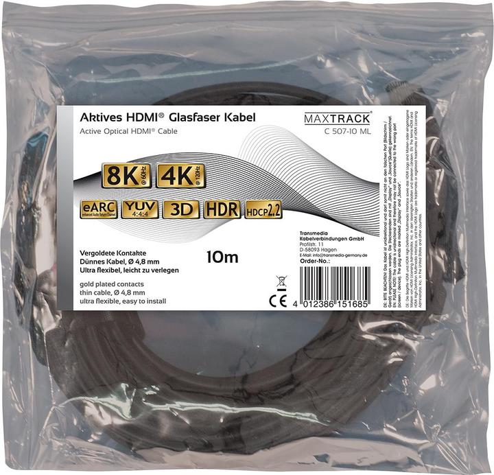 Actual product image Transmedia HDMI Type A - HDMI Type A (20 m)