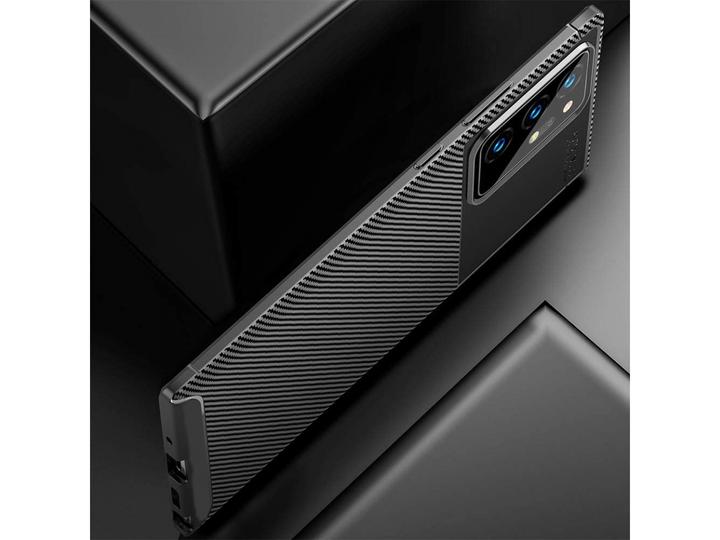 Produktbild Screenguard Samsung Galaxy Note20 Ultra Hülle Carbon Design TPU Case (Samsung Galaxy Note 20 Ultra)